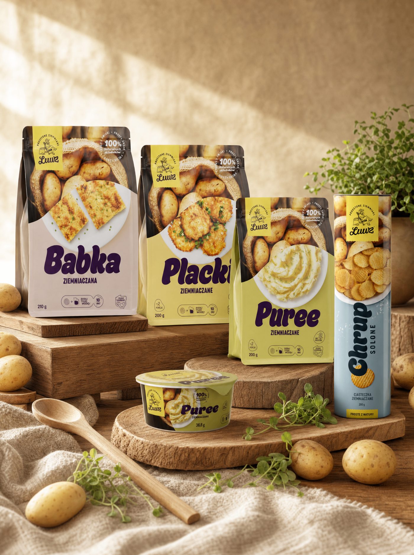 LUUZ packs — Babka and Potato Pancakes